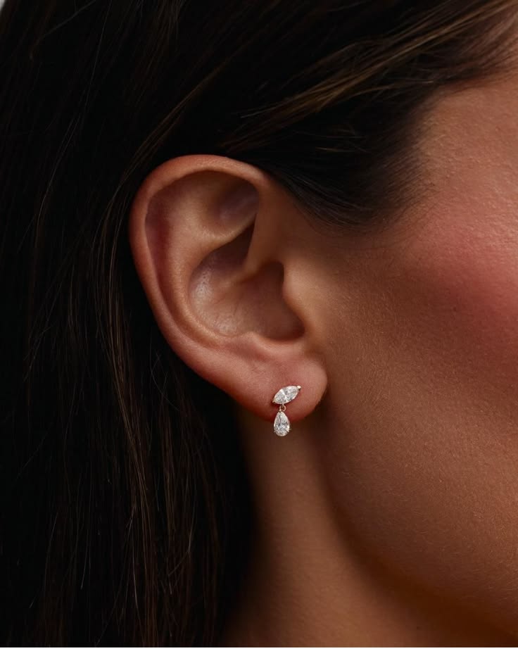Sone Signature MP Drop Earrings